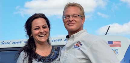 Sue und Marcus Haritos: Mit Fleiß zum Preis Artikel in der Florida Sun 2013